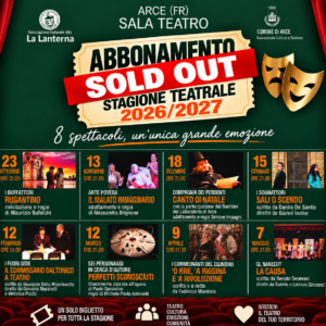 ABBONAMENTO 8 SPETTACOLI